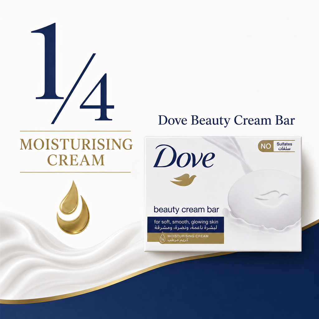 Dove Beauty Cream Bar Soap – Soft, Smooth, and Glowing Skin