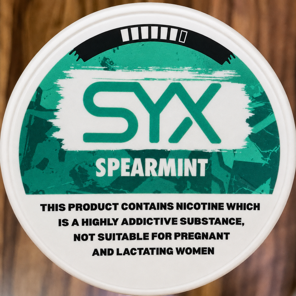 Assorted Flavors of SYX Nicotine Pouches