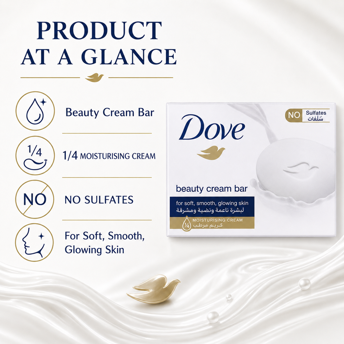 Dove Beauty Cream Bar Soap – Soft, Smooth, and Glowing Skin