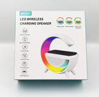 3-in-1 RGB LED Night Light with Wireless Charger & Bluetooth Speaker